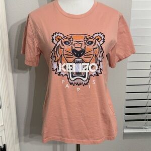 Kenzo Kids Tiger Head-print cotton T-shirt